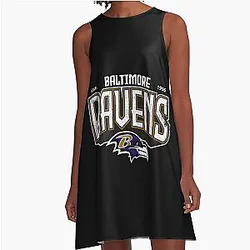 Art Baltimore Ravens A-Line Dress