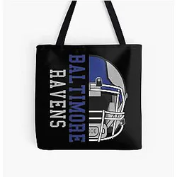 Art Baltimore Ravens All Over Print Tote Bag