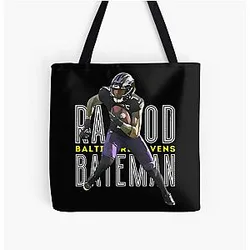 Art Baltimore Ravens All Over Print Tote Bag