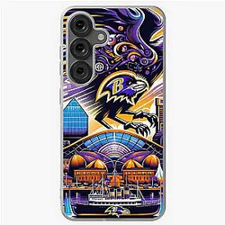 Baltimore Ravens Cityscape Artwork for Samsung Galaxy Soft Case