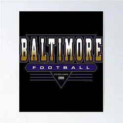 Art Baltimore Ravens Poster