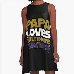 Art Baltimore Ravens A-Line Dress
