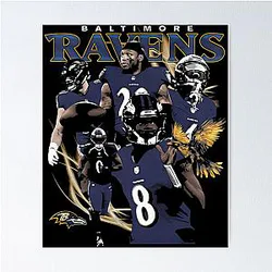 Art Baltimore Ravens Poster
