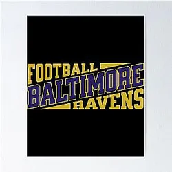 Art Baltimore Ravens Poster