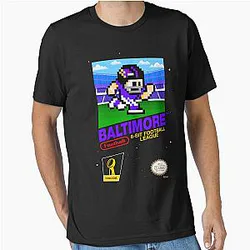 Baltimore Ravens 8-bit Videogame Cartridge Essential T-Shirt