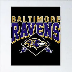 Art Baltimore Ravens Poster
