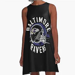 Art Baltimore Ravens A-Line Dress