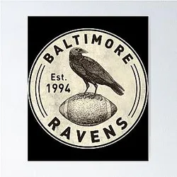 Art Baltimore Ravens Poster