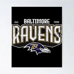 Art Baltimore Ravens Poster
