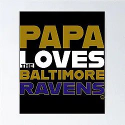 Art Baltimore Ravens Poster