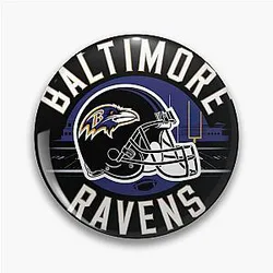 Art Baltimore Ravens Pin