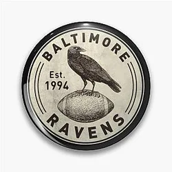 Art Baltimore Ravens Pin