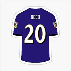 Ed Reed Baltimore Ravens Sticker