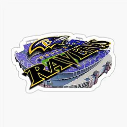 M&T Bank Stadium Ravens Sticker