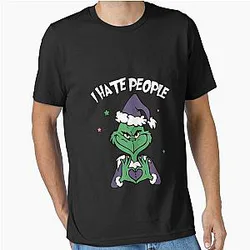 Grinch Baltimore Ravens Funny Christmas Football Essential T-Shirt