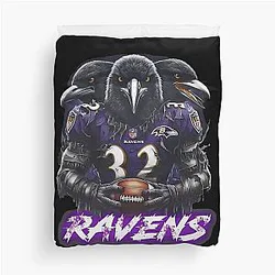 Baltimore Ravens Duvet Cover