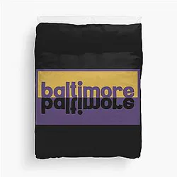 Baltimore Ravens Duvet Cover