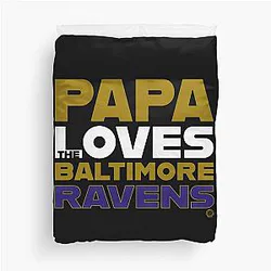 Baltimore Ravens Duvet Cover