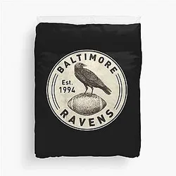 Vintage Baltimore Ravens Duvet Cover