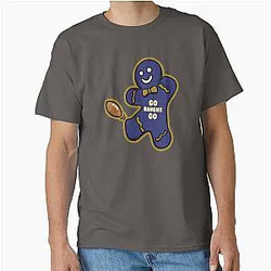 Baltimore Ravens Gingerbread Man Classic T-Shirt has been cleaned and can be 
Baltimore Ravens Gingerbread T-Shirt