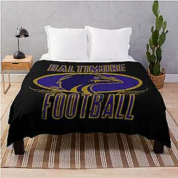 Art Baltimore Ravens Throw Blanket