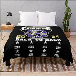 Art Baltimore Ravens Throw Blanket
