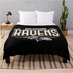 Art Baltimore Ravens Throw Blanket