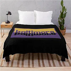 Art Baltimore Ravens Throw Blanket