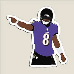 Baltimore Ravens Lamar Jackson Magnet
