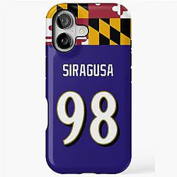 Tony Siragusa Baltimore Ravens iPhone Case