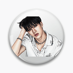 Bang Chan Workaholic Studio resident Bang Chan Pins