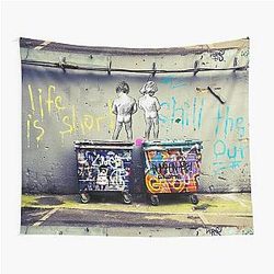 Banksy The Duck Tapestry