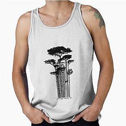 Barcode Street Art Banksy Style Tank Top