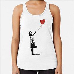 Banksy - Girl and Balloon Tank Top