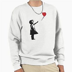 Banksy Girl with Balloon Sweatshirt