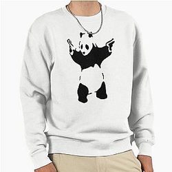 Banksy Panda Pullover Sweatshirt