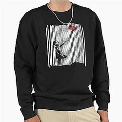 Hey I Fixed It Banksy Shredded Balloon Girl Pullover Sweatshirt