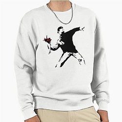Banksy Flower Thrower Sweatshirt