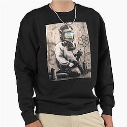 Banksy Blooming Kids Pullover Sweatshirt
