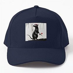 Fitzrovia Rat by Banksy Baseball Cap