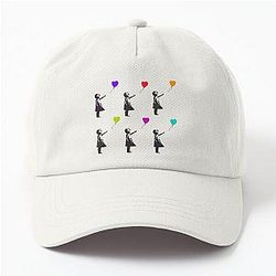 The Walled off Banksy Girls With Balloon Mix Colors D2 Dad Hat