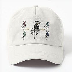 The Walled Off Hotel, Banksy, Grim Reaper in Mix of Colors. Dad Hat