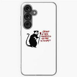 Banksy. I'm out of bed and dressed, what do you want? Samsung Galaxy Case