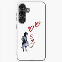 Banksy style urban street art child love Samsung Galaxy soft case