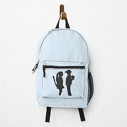 Banksy Boy and Girl gender stereotypes Backpack