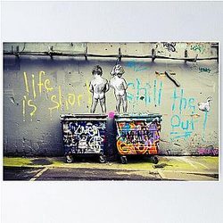Banksy The Duck Out Poster