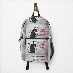 Banksy - Out of Bed Rat Backpack