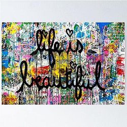 Banksy Life is Beautiful Poster