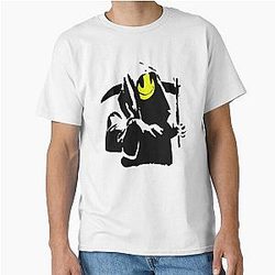 Banksy Happy Grim Reaper Classic T-Shirt