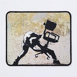 Banksy London Calling Office Chair Mousepad